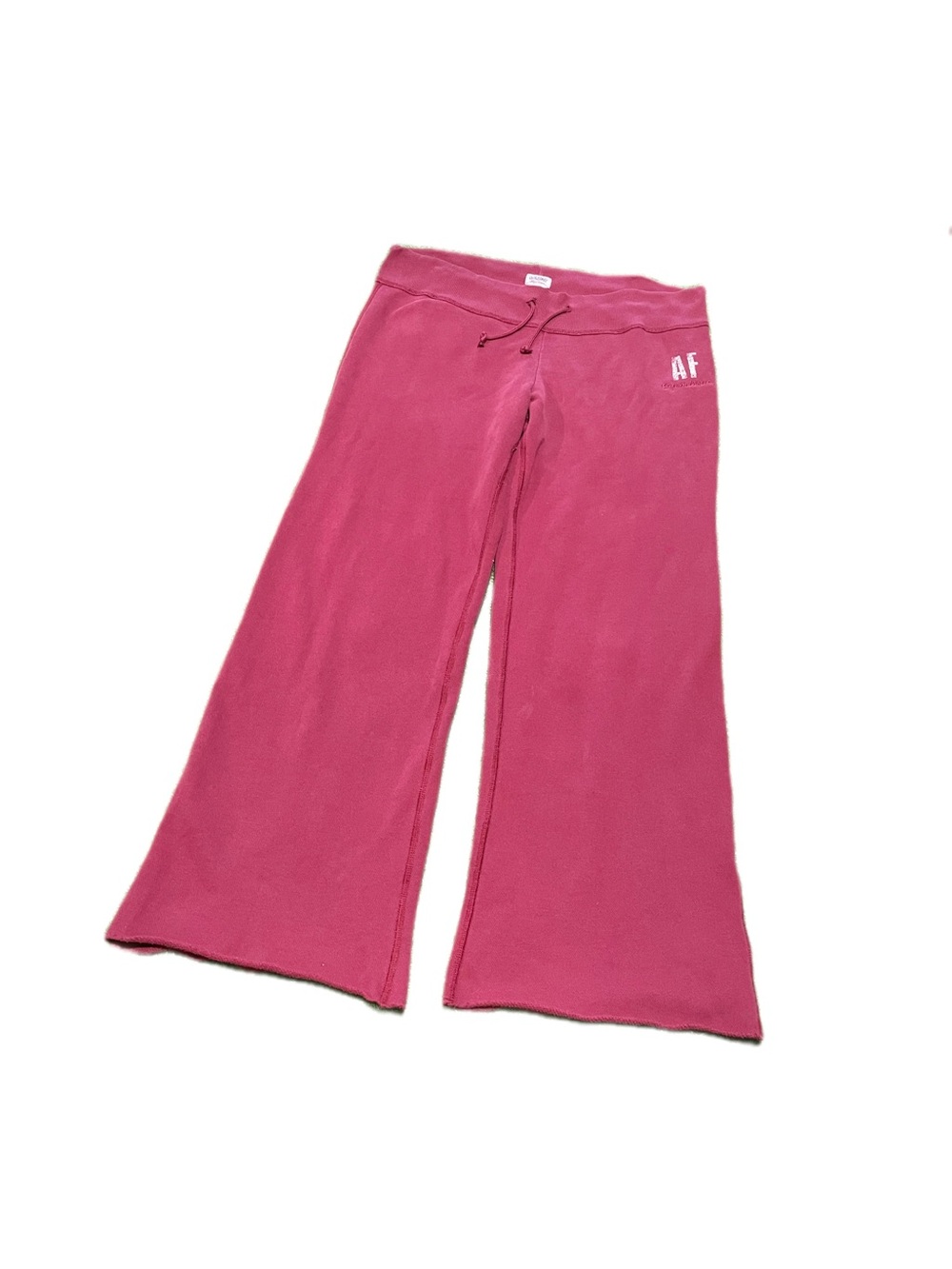 Y2K ABERCROMBIE & FITCH Baggy Straight Leg Pants, Red/Wine, Size XL